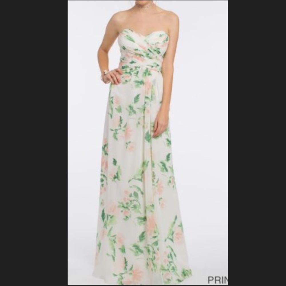 Camille Floral Chiffon Gown *Never Altered*
